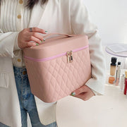 Portable Cosmetic Bag With Mirror