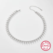 High Sense Round Bead Zircon Necklace