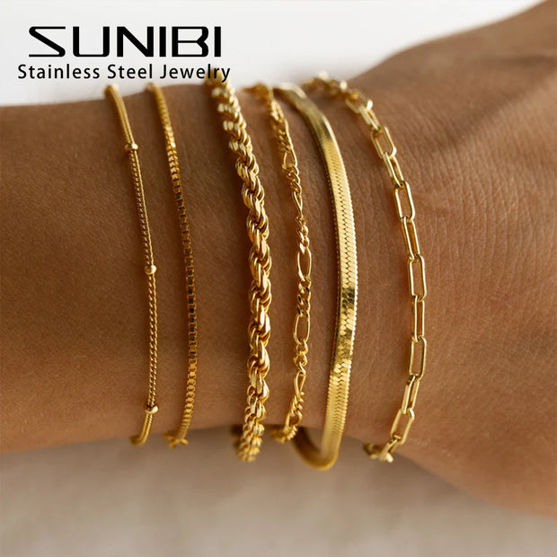 Golden Bracelet for Women - Modiniva LLC