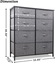 Space Maximizer: 8-Drawer Dresser for Every Room - Modiniva LLC