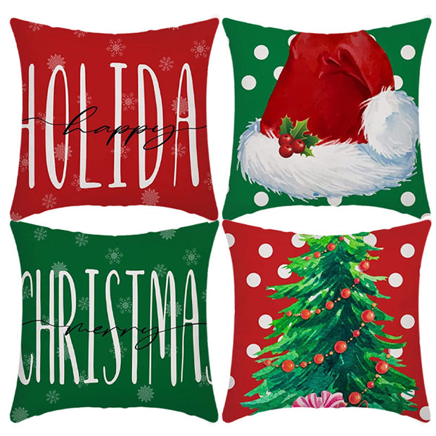 Christmas Elk Pillowcase - Modiniva LLC