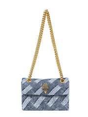 Style Women Handbag Wash Denim In Weave Print Purse Bags & Shoes