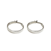 S925 Sterling Silver Hoop Earrings