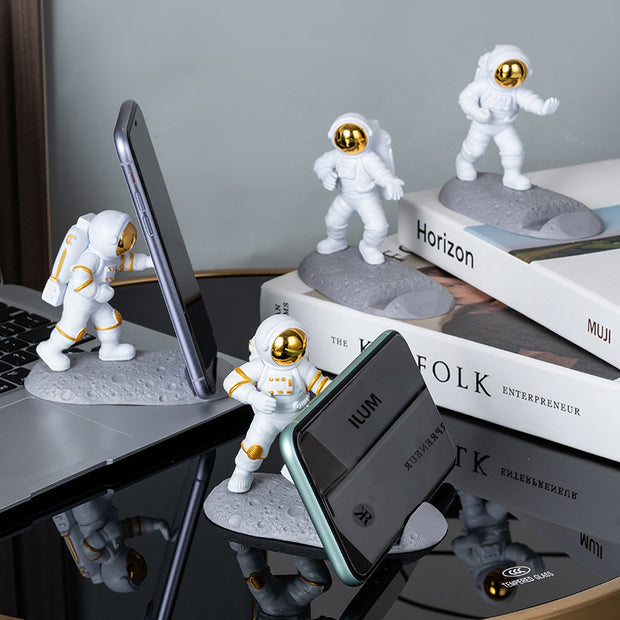 Luxury Astronaut Phone Stand & Home Decor Phone & Telecommunications