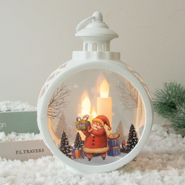 Santa LED Lantern Ornament - Modiniva LLC