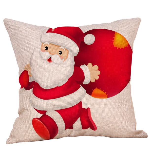 Christmas Linen Pillowcase - Modiniva LLC