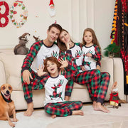 Cartoon Elk Christmas Pajamas - Modiniva LLC