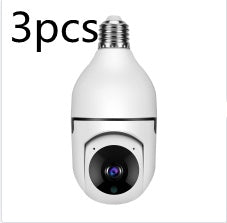 WiFi CAMERA 1080P Bulb 4X Zoom Camera Monitor