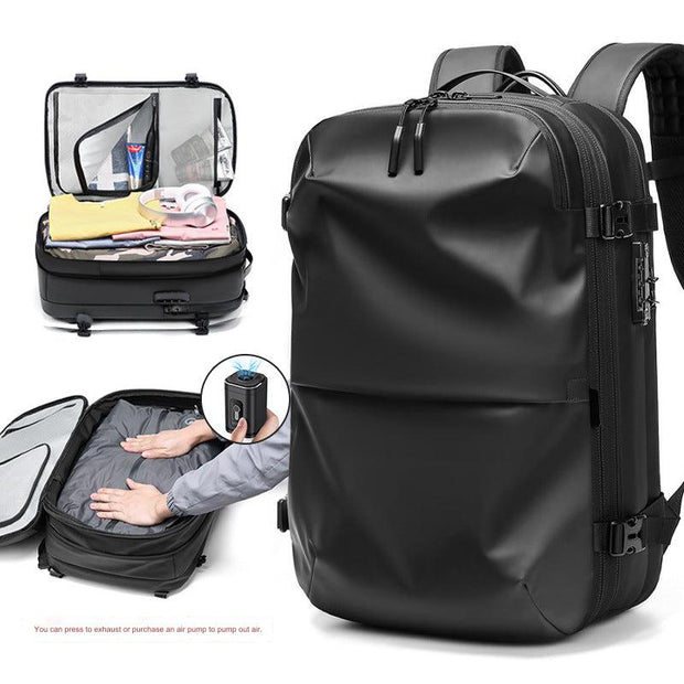 Men's Multifunctional Waterproof Business Travel Backpack Bags & Shoes