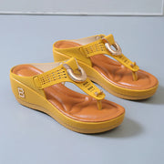 Comfort and Style with Orthopedic Low-Wedge Sandals