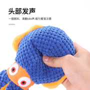 Cross-border popular pet dog plush toy, bite-resistant and sound-making plush octopus toy, dog chewing interactive toy - Modiniva LLC