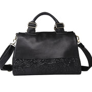 Urban Luxe Cowhide Handbag Black Bags & Shoes