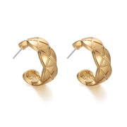 French Retro Fashion Earrings Gold Jewelry & Watches