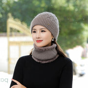 Woolen Hat and Scarf Set