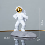 Luxury Astronaut Phone Stand & Home Decor Gold-B Phone & Telecommunications