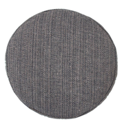 Scandinavian Gray / Ivory Woven Geometric Pouf Ottoman - Modiniva LLC