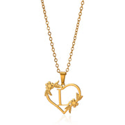 Stainless Steel Heart Pendant Necklace - Modiniva LLC