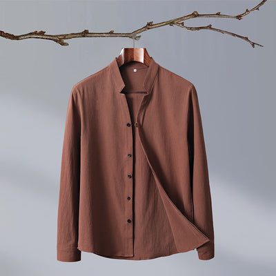 Cotton & Hemp Long Sleeve Shirt - Modiniva LLC