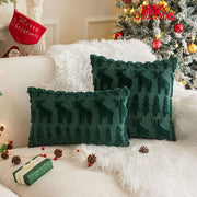 Embroidered Christmas Plush Pillow - Modiniva LLC