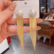 Exaggerated Long Tassel Large Earrings - Modiniva LLC