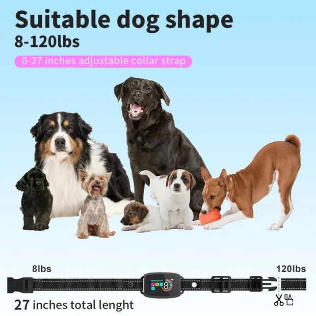 Smart Automatic Anti Barking Dog Collar Rechargeable Bark - Modiniva LLC