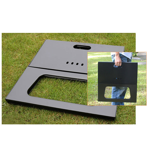 Outdoor X-Grill Portable collapsible black BBQ grill - Modiniva LLC