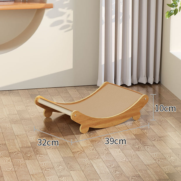 Wooden Cat Scratching Recliner - Modiniva LLC