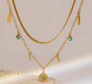 Gold Star Charm Layered Necklace Jewelry & Watches