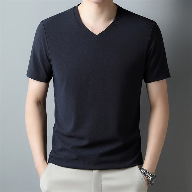 Men's Modern V-Neck Tee - Modiniva LLC